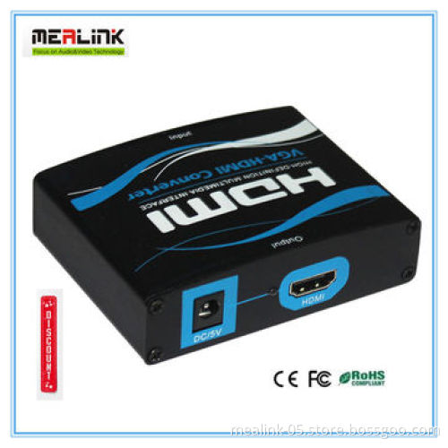 VGA+ R/L to HDMI Converter, 720P